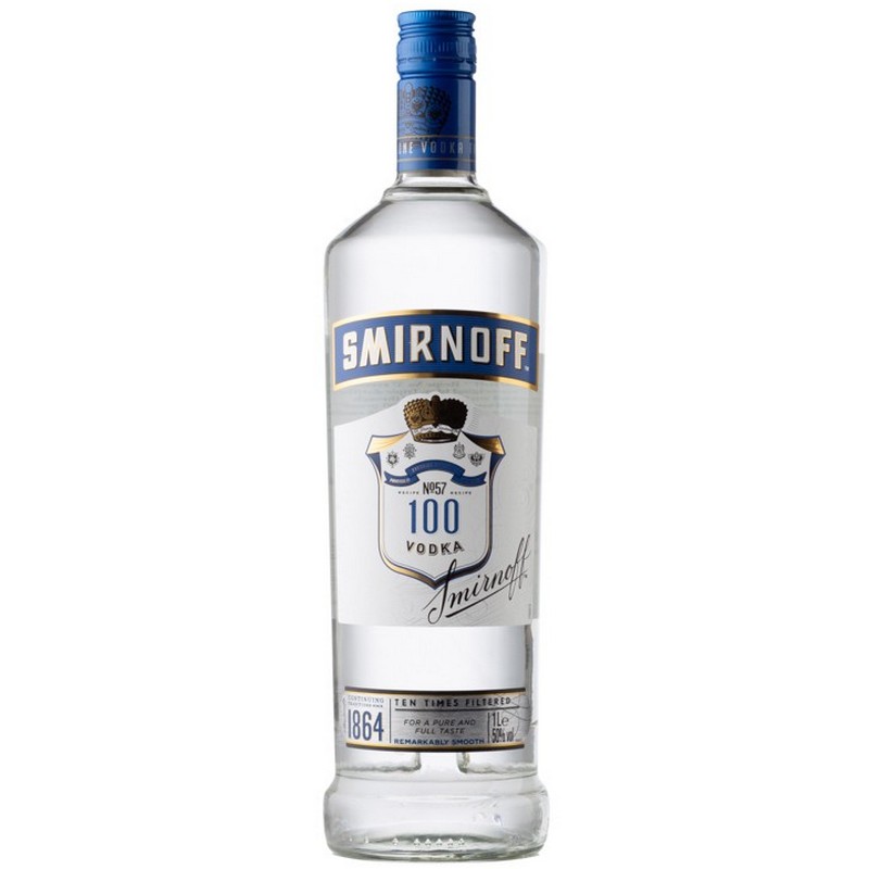 Smirnoff Blue Vodka 1 x 1L