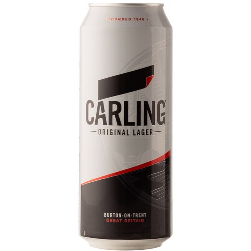 Carling Lager Can 500ml CASE 24