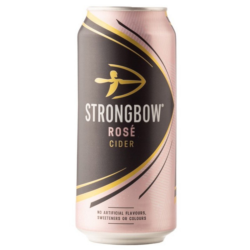 Strongbow Rose Cider Can 440ml CASE 24