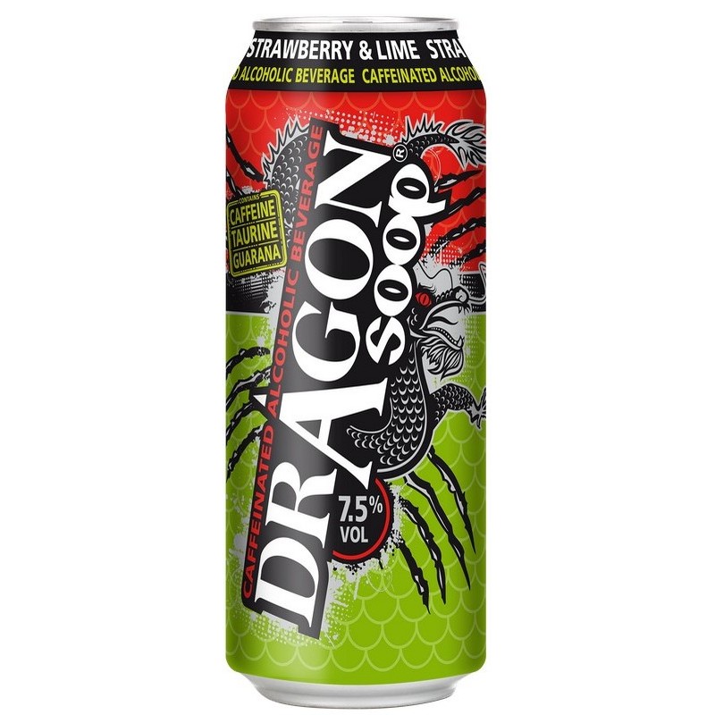 Dragon Soop 7.5% Strawberry & Lime 500ml CASE 8