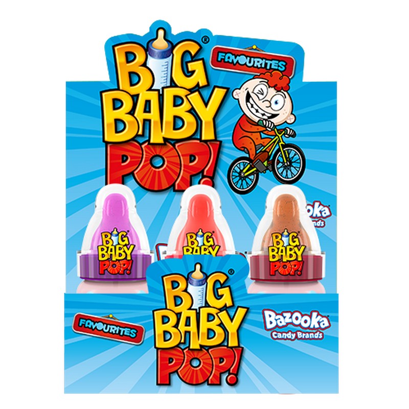 Bazooka Big Baby Pop 32g CASE 12