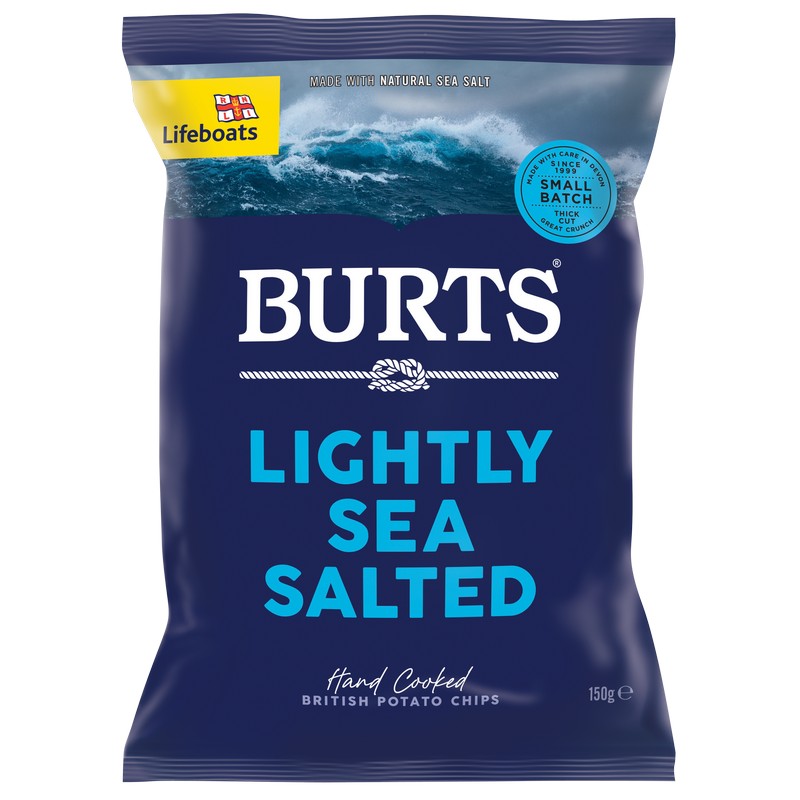 Burts Chips Lightly Sea Salted 150g