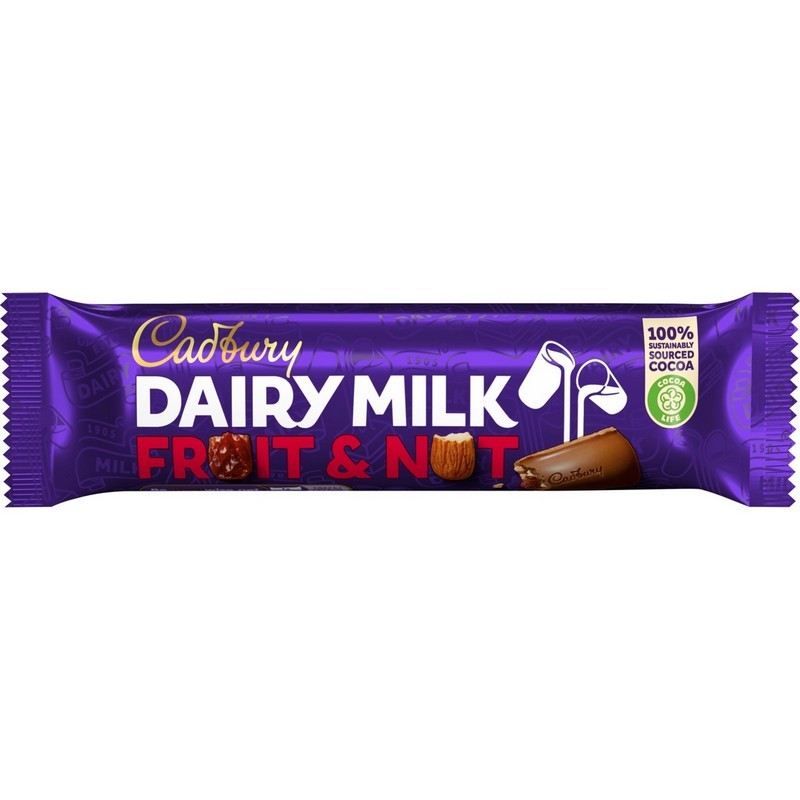 Cadbury Dairy Milk Fruit & Nut Standard 49g