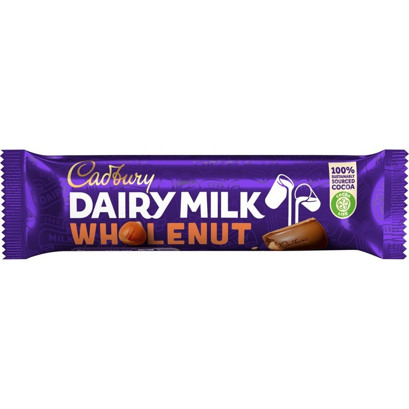 Cadbury Dairy Milk Wholenut Standard 45g
