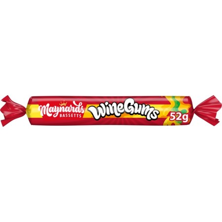 Maynards Bassetts Wine Gums Roll 52g