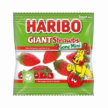 Haribo Strawbs Mini Bag 16g