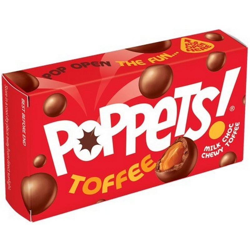 Poppets Toffee Carton 39g