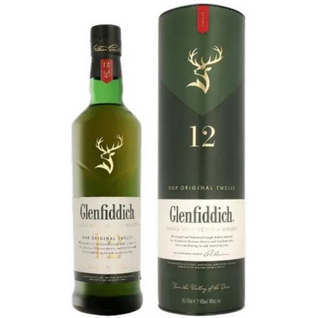 Glenfiddich 12YO Single Malt Scotch Whisky