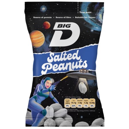 Big D Salted Peanuts 50g