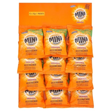 Jacobs Mini Cheddars Original 35g (CARD)