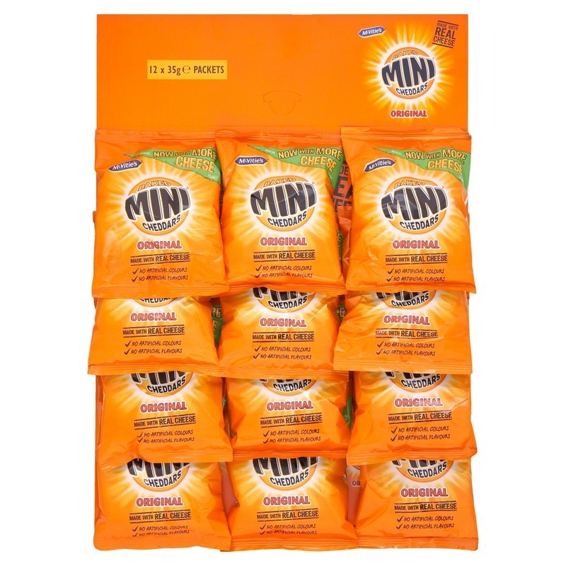 Jacobs Mini Cheddars Original 35g (CARD)