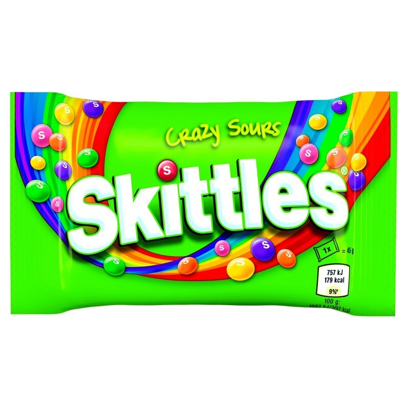 Skittles Crazy Sours Standard 45g