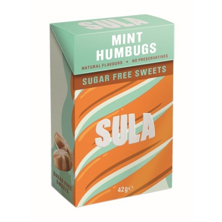 Sula Sugar Free Mint Humbugs Carton 42g