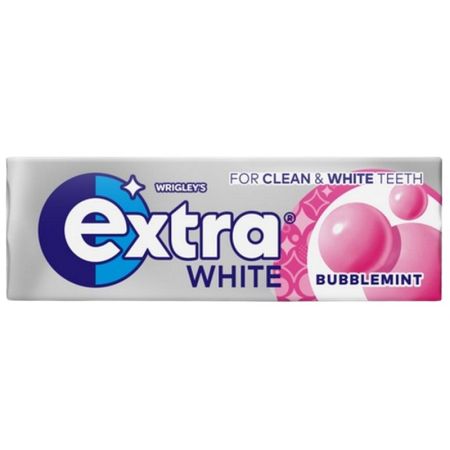 Wrigleys Extra Gum White Bubblemint 10 Piece