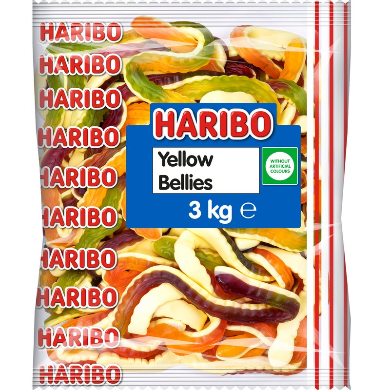 P&M Haribo 3kg Yellow Bellies