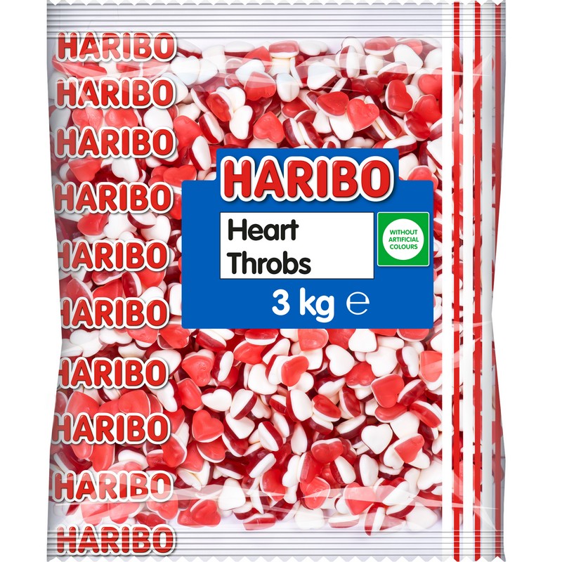 P&M Haribo 3kg Heart Throbs