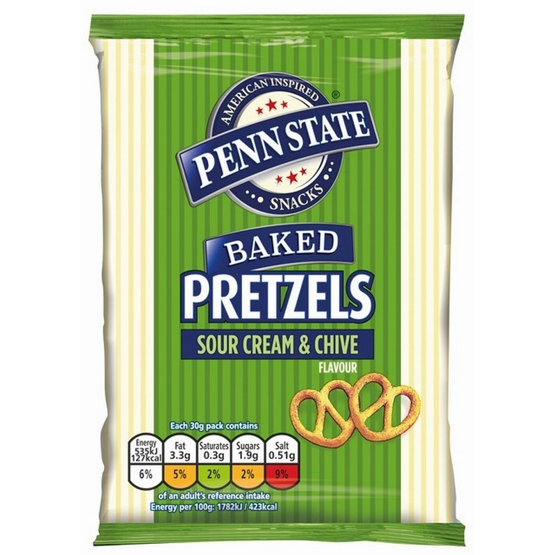 Penn State Pretzels Sour Cream Chive 30g