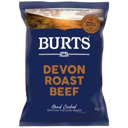 Burts Chips Devon Roast Beef 40g