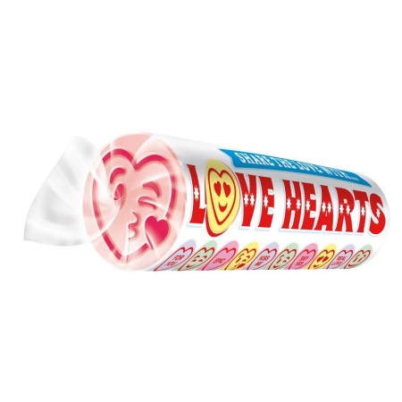 Swizzels Giant Love Hearts Roll 40g