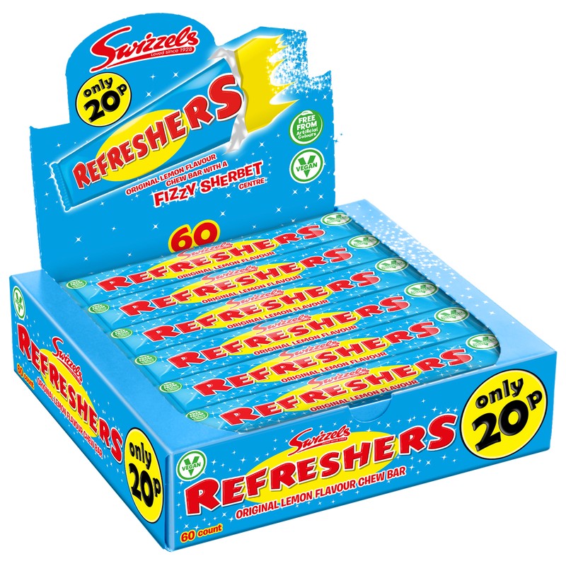 Swizzels Refreshers Chew Bar Original Lemon 18g
