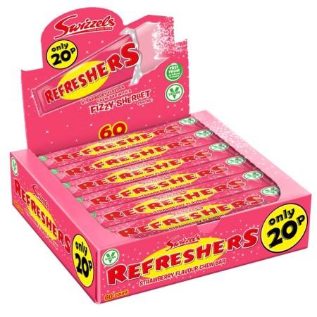 Swizzels Refreshers Chew Bar Strawberry 18g