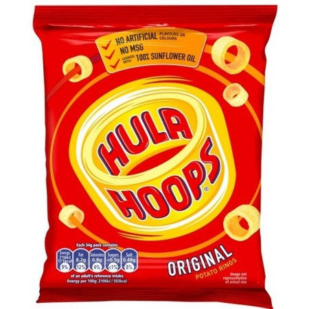 Hula Hoops Original 34g