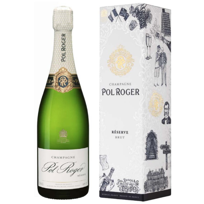 Pol Roger White Foil Brut Reserve Champagne