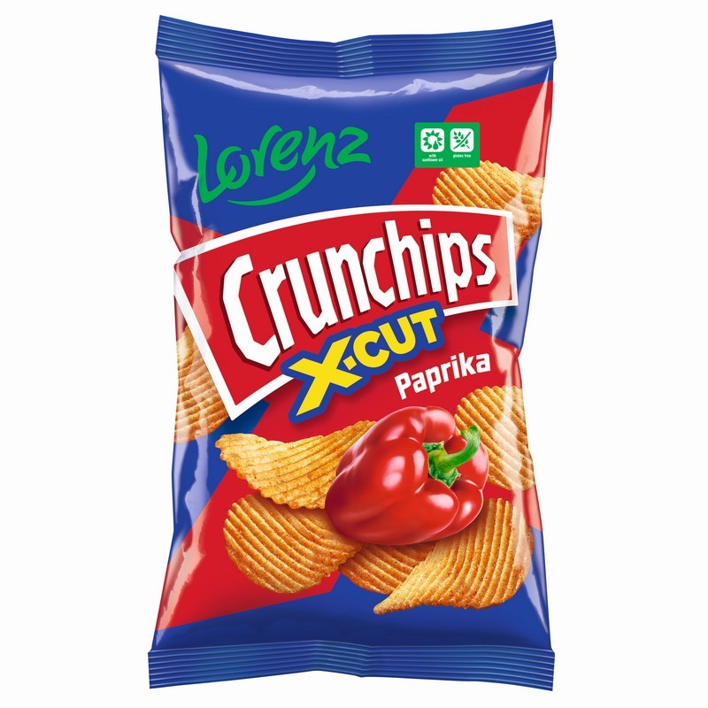Lorenz Crunchips X-Cut Paprika 75g
