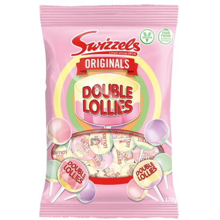Swizzels Originals Double Lollies Bag 130g