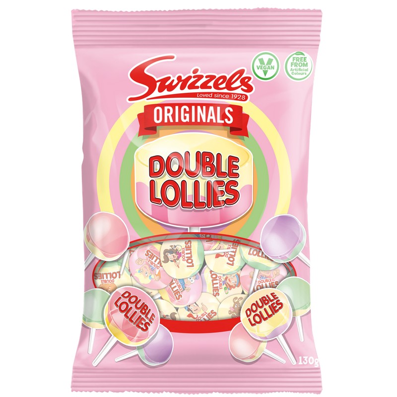 Swizzels Originals Double Lollies Bag 130g