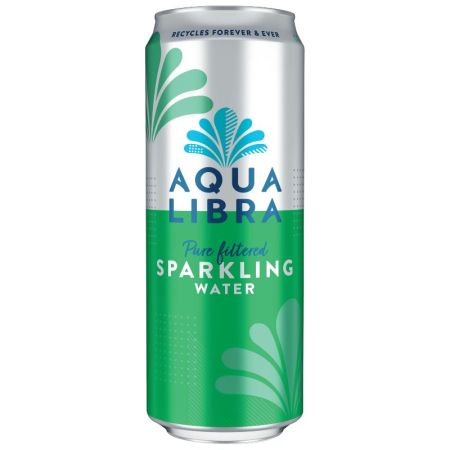 Aqua Libra Sparkling Water Can 330ml