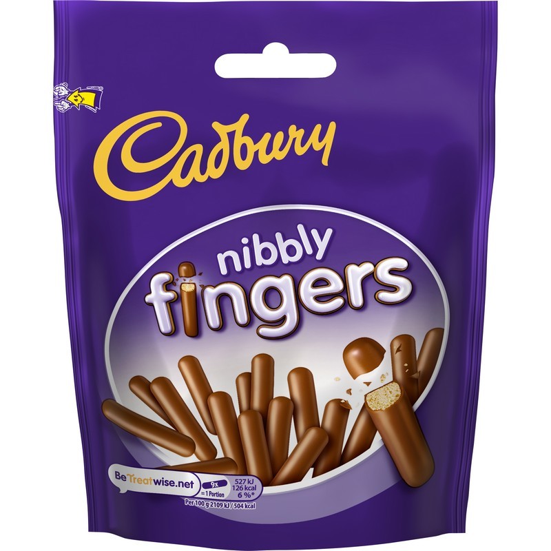 Cadbury Nibbly Fingers Pouch 125g