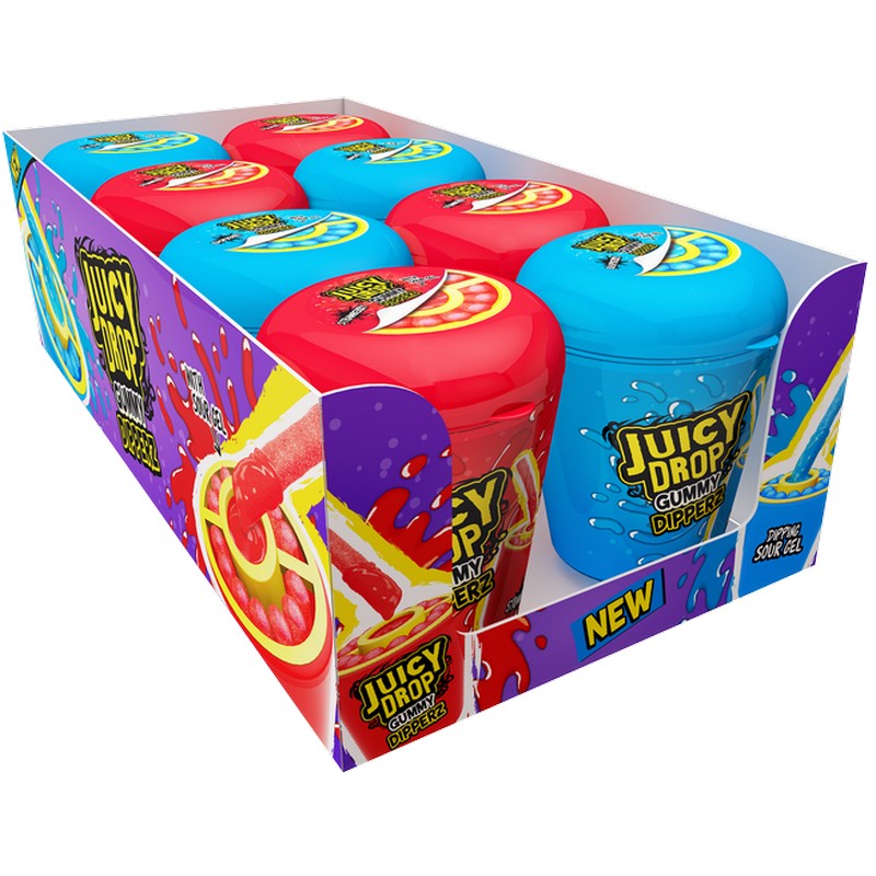Bazooka Juicy Drop Gummy Dipperz 96g