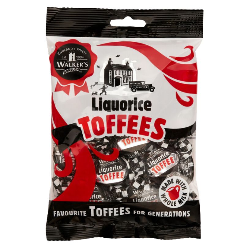 Walkers Nonsuch Liquorice Toffees Bag 150g