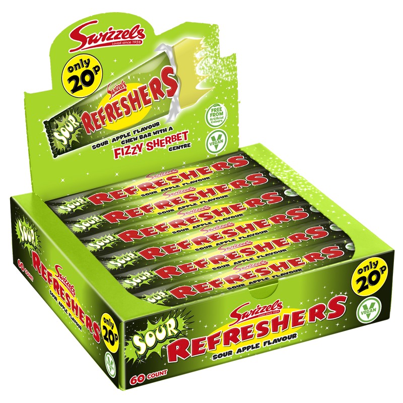 Swizzels Refreshers Chew Bar Sour Apple 18g