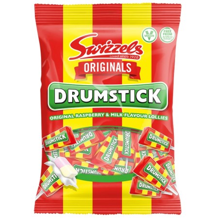 Swizzels Originals Drumstick Original Lollies Bag 120g