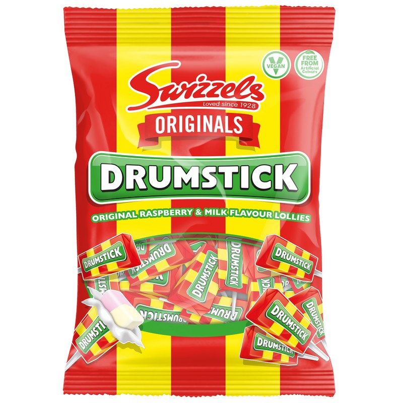 Swizzels Originals Drumstick Original Lollies Bag 120g