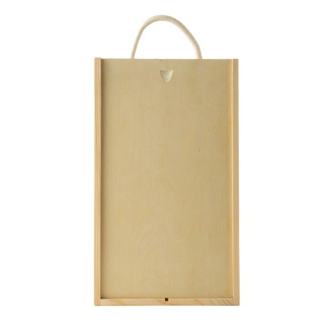 2 Bottle Traditional Wooden Gift Box