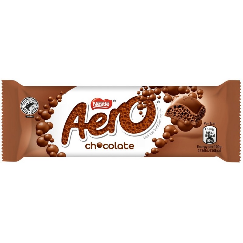 Aero Bubbly Bar Milk 36g