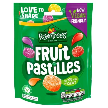 Rowntrees Fruit Pastilles Pouch 143g