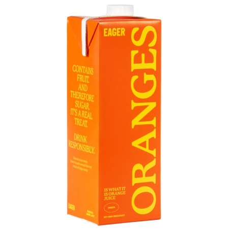 Eager Smooth Orange Juice Carton 1L
