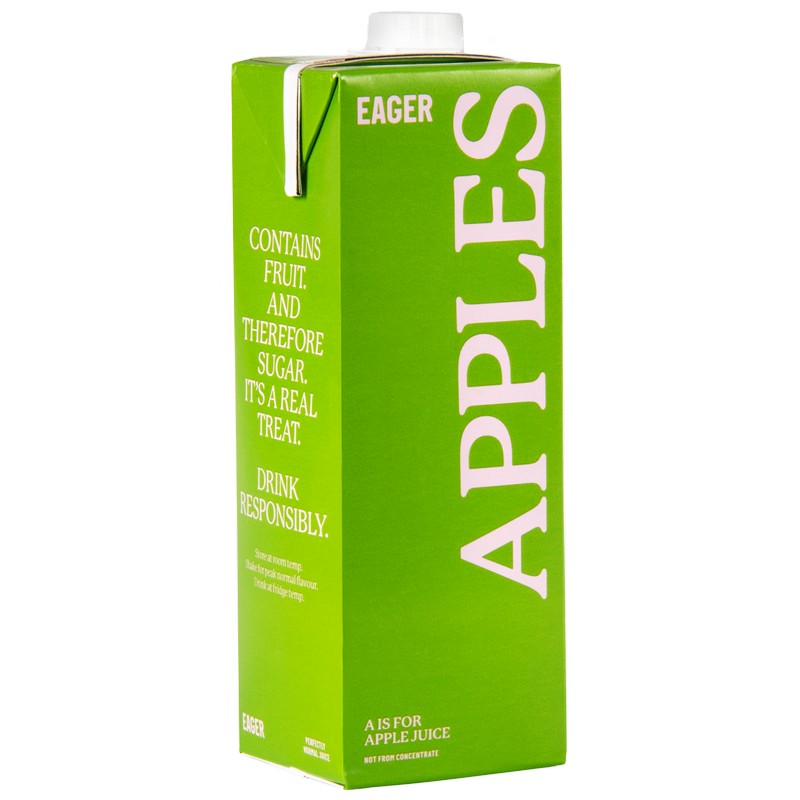Eager Cloudy Apple Juice Carton 1L