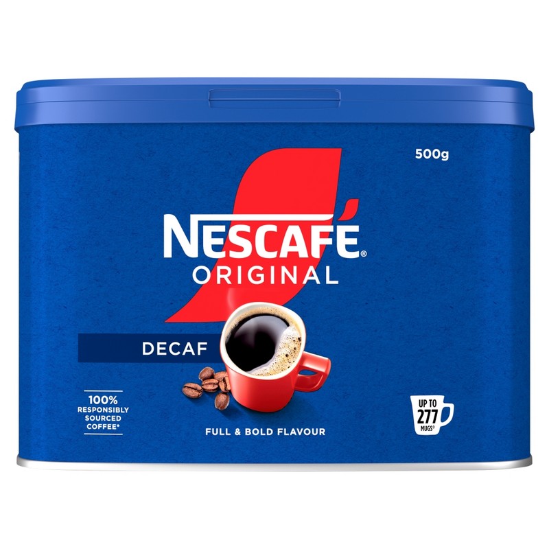 Nescafe Original Decaf Coffee Granules 500g