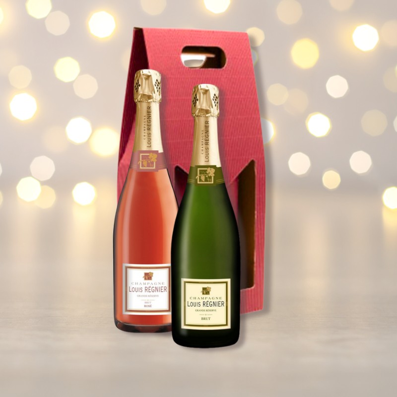 Champagne Brut & Rose Gift Pack