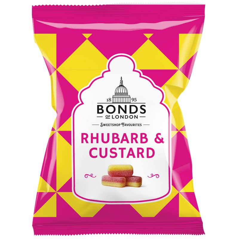 Bonds Rhubarb & Custard Bag 130g