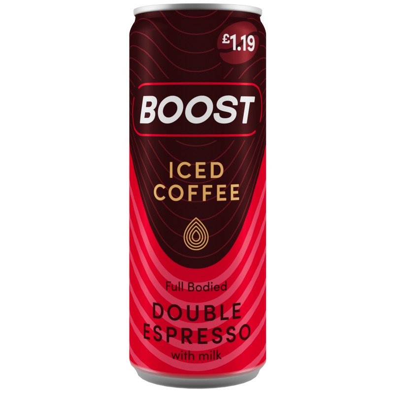 Boost Iced Coffee Double Espresso Can 250ml £1.19*