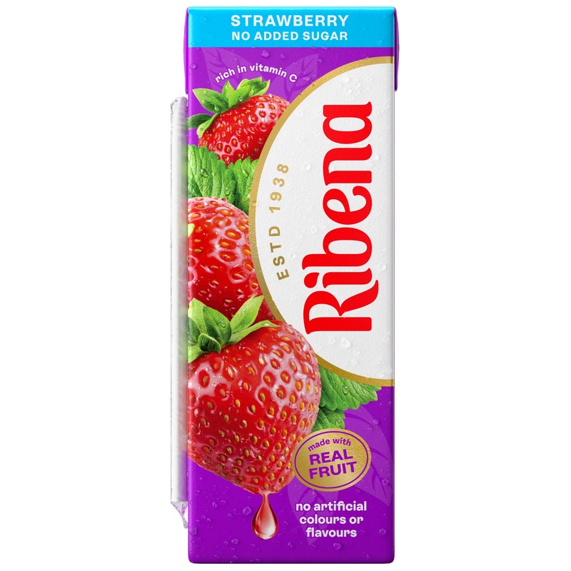 Ribena No Added Sugar Strawberry Carton 250ml