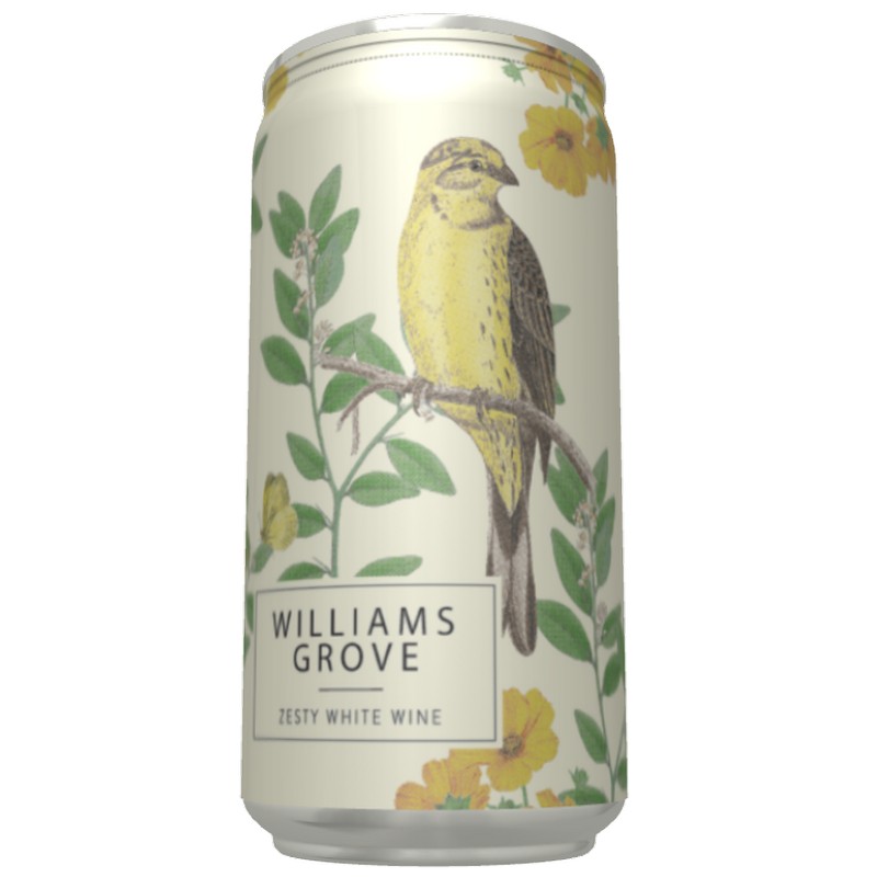 Williams Grove Zesty White Wine Can 187ml