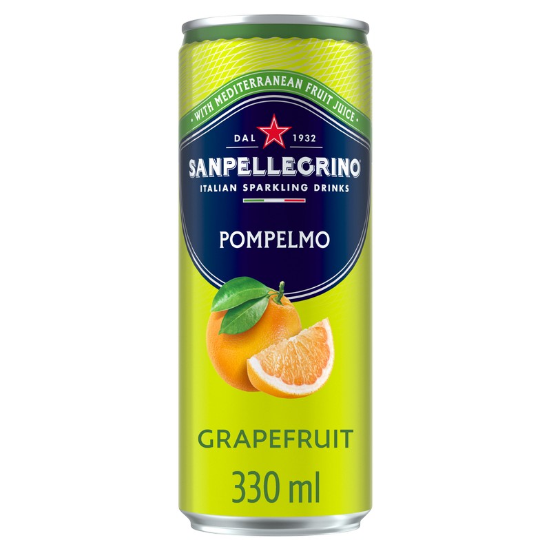 San Pellegrino Sparkling Grapefruit Can 330ml