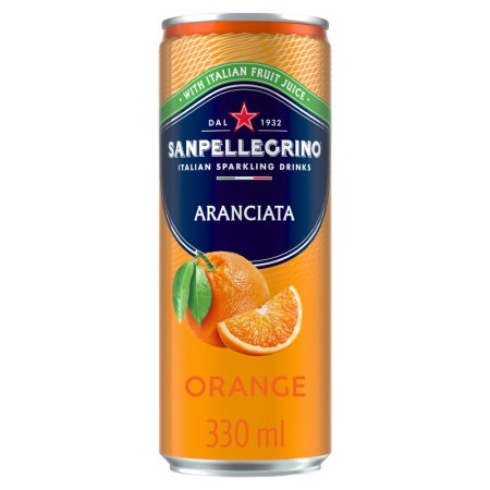 San Pellegrino Sparkling Orange Can 330ml